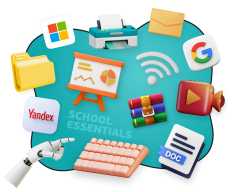 Цифровая база для школьника - КИБЕРшкола программирования для детей, компьютерные курсы для школьников, начинающих и подростков - KIBERone г. Пушкино