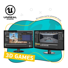 Unreal Engine 4. Игровой движок - КИБЕРшкола программирования для детей, компьютерные курсы для школьников, начинающих и подростков - KIBERone г. Пушкино