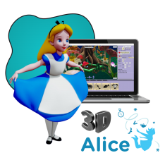 Alice 3d - КИБЕРшкола программирования для детей, компьютерные курсы для школьников, начинающих и подростков - KIBERone г. Пушкино