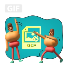 Gif-анимация - КИБЕРшкола программирования для детей, компьютерные курсы для школьников, начинающих и подростков - KIBERone г. Пушкино