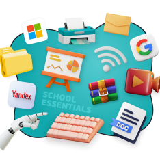 Цифровая база для школьника - КИБЕРшкола программирования для детей, компьютерные курсы для школьников, начинающих и подростков - KIBERone г. Пушкино