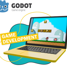 Godot.  Основа создания легендарных игр - КИБЕРшкола программирования для детей, компьютерные курсы для школьников, начинающих и подростков - KIBERone г. Пушкино