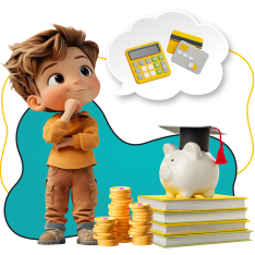 Финансовый интеллект вместе KIBERone - КИБЕРшкола программирования для детей, компьютерные курсы для школьников, начинающих и подростков - KIBERone г. Пушкино