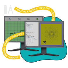 Исполнители чертежник и черепашка - КИБЕРшкола программирования для детей, компьютерные курсы для школьников, начинающих и подростков - KIBERone г. Пушкино
