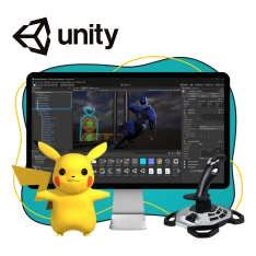 Мир игр на Unity 2D на популярном движке + AI-помощники - КИБЕРшкола программирования для детей, компьютерные курсы для школьников, начинающих и подростков - KIBERone г. Пушкино