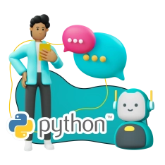 Умный чат-бот на Python на Telegram - КИБЕРшкола программирования для детей, компьютерные курсы для школьников, начинающих и подростков - KIBERone г. Пушкино