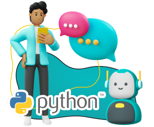 Умный чат-бот на Python - Школа программирования для детей, компьютерные курсы для школьников, начинающих и подростков - KIBERone г. Пушкино
