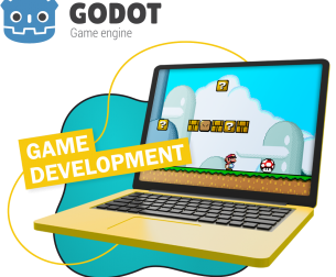 Godot.  Основа создания легендарных игр - КИБЕРшкола программирования для детей, компьютерные курсы для школьников, начинающих и подростков - KIBERone г. Пушкино