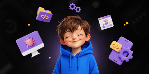 Идеальный сайт с нуля: код, дизайн и AI-помощник - КИБЕРшкола программирования для детей, компьютерные курсы для школьников, начинающих и подростков - KIBERone г. Пушкино